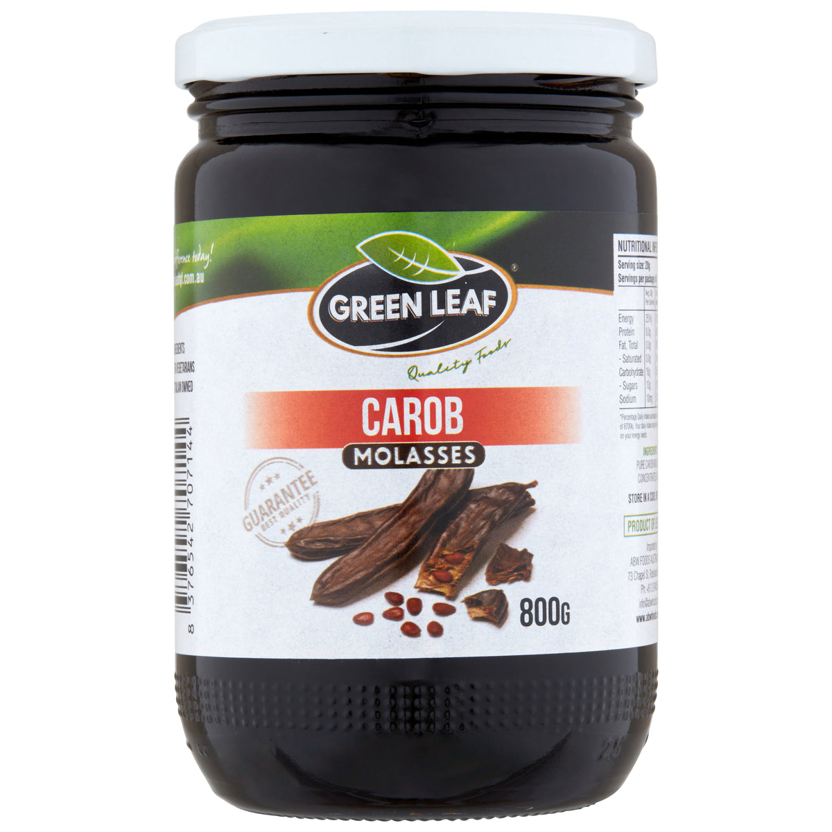 Greenleaf Carob Molasses 800g ABW Foods Australia