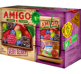 Amigo Very Berry 8x200ml
