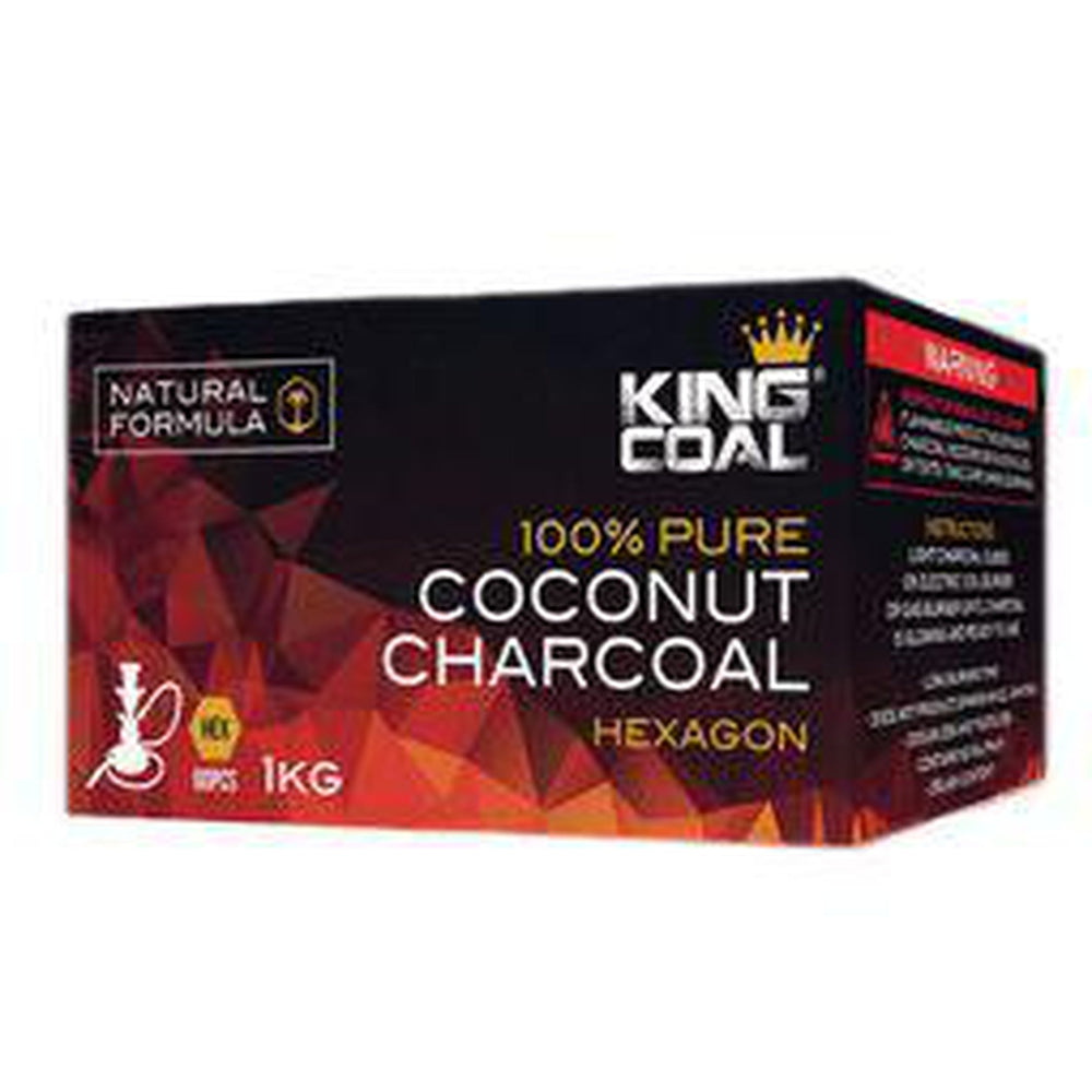 King Coal Coconut Charcoal Hexagon 1kg