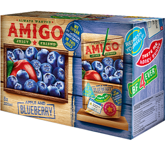 Amigo Blueberry 6x200ml