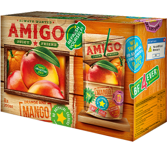Amigo Mango & Orange 8x200ml