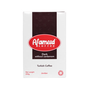 
                  
                    Alameed Turkish Coffee Dark Without Cardamom 250g
                  
                