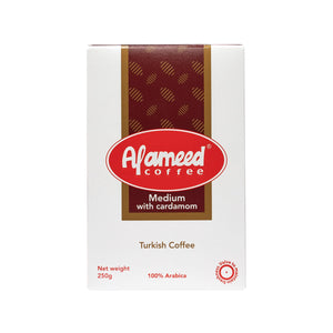 
                  
                    Alameed Medium Turkish Coffee With Cardamom 250g
                  
                