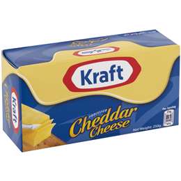 
                  
                    Kraft Cheddar Cheese Block 250g
                  
                