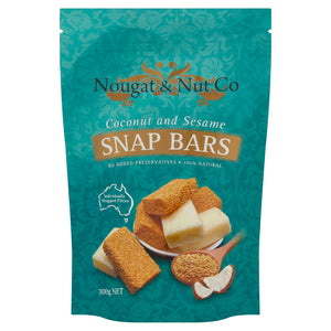 
                  
                    NNC Coconut & Sesame Snap Bars 300g
                  
                