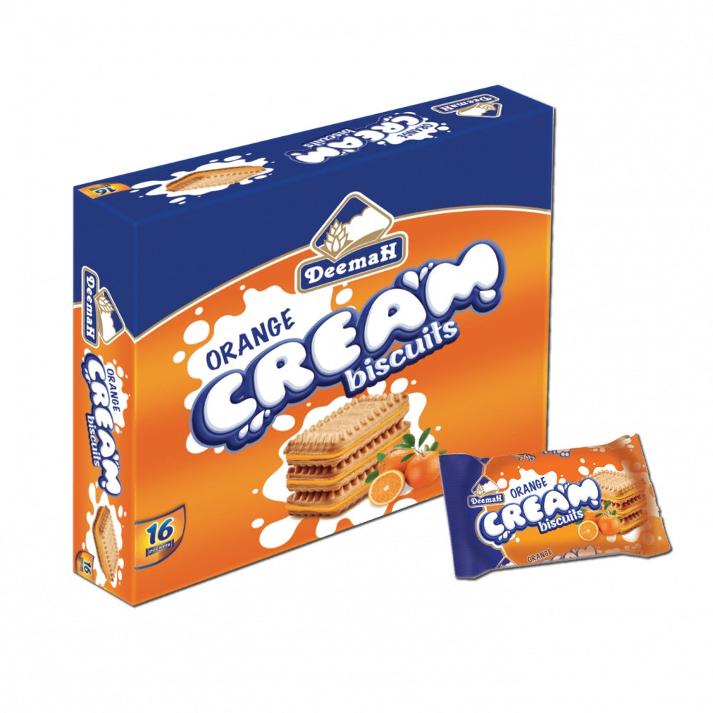 Deemah Orange Cream Biscuit